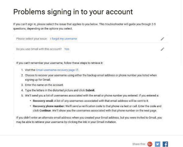 récupérer compte google mail