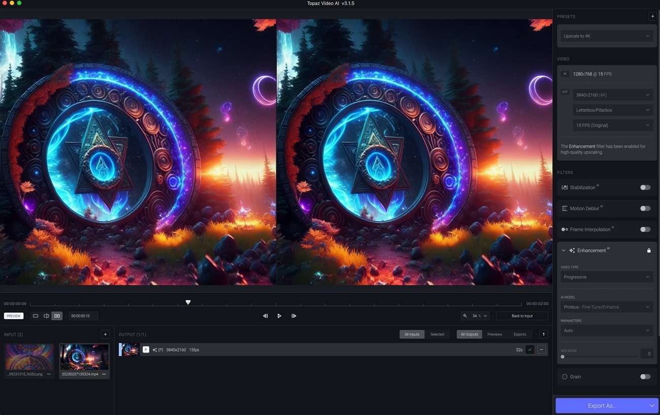 topaz video ai video editing app