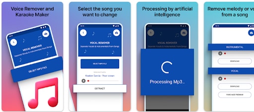 vocal remover application