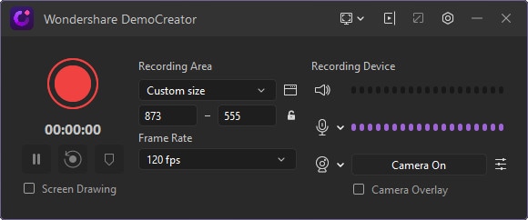 democreator paramètres
