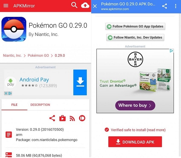 descargar pokemon go apk 