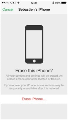 Format iPod without iTunes-conformation to erase iphone