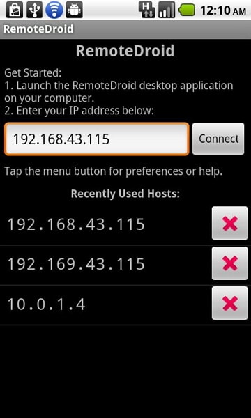 aplicación de gestión de ordenadores para android 