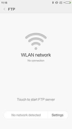 sincronizar datos de xiaomi a samsung S10/S20 - iniciar ftp