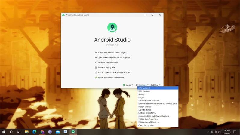 configura tu android studio