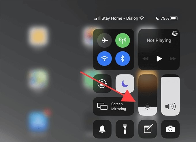 disminuir el brillo del ipad