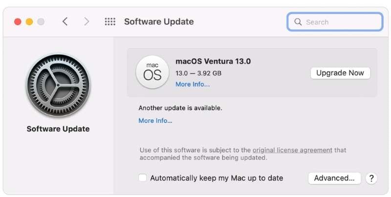mac software update