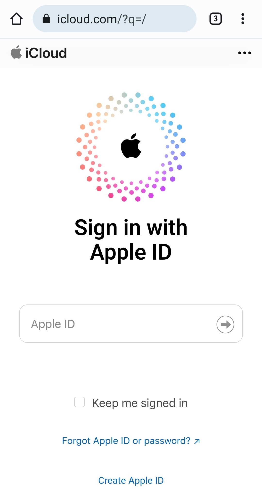 iniciar sesión en icloud en el navegador web