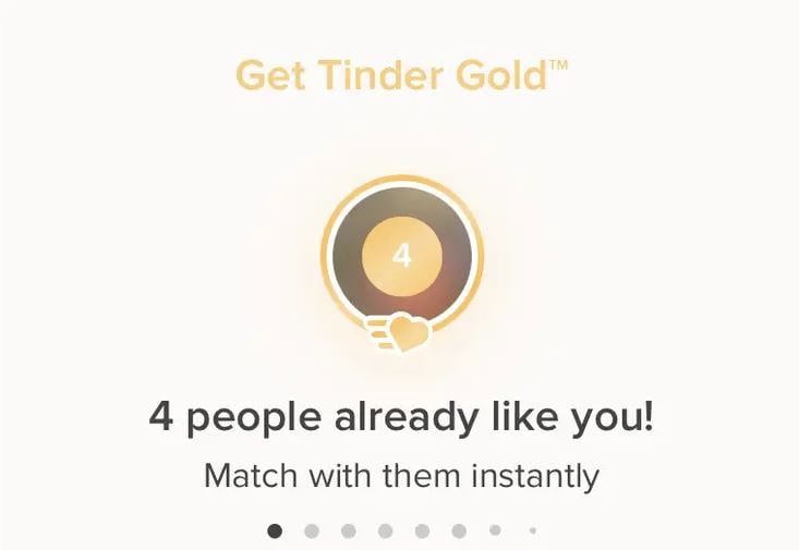 suscripción tinder gold