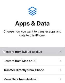 recover from icloud