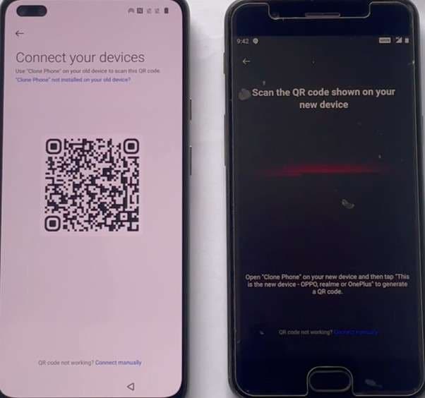 scan qr code and end bypass  