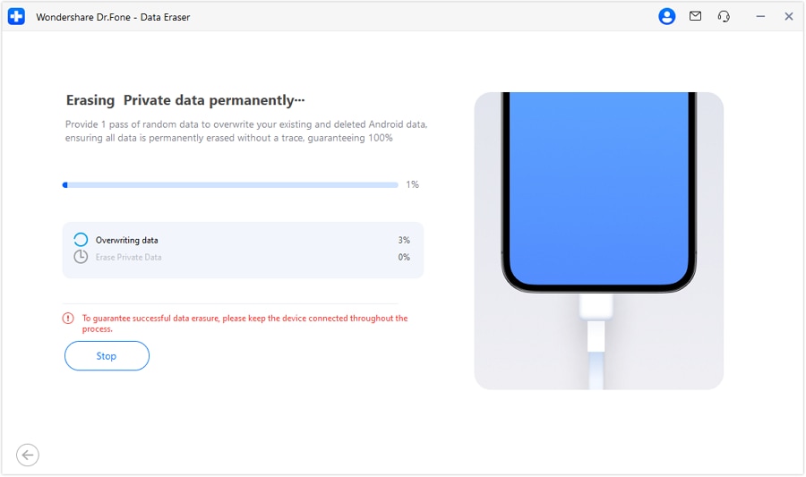 view erasing status