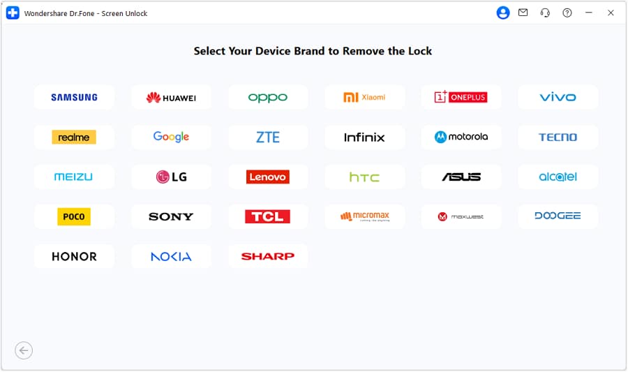 select brand in use