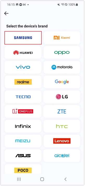 choosing device model