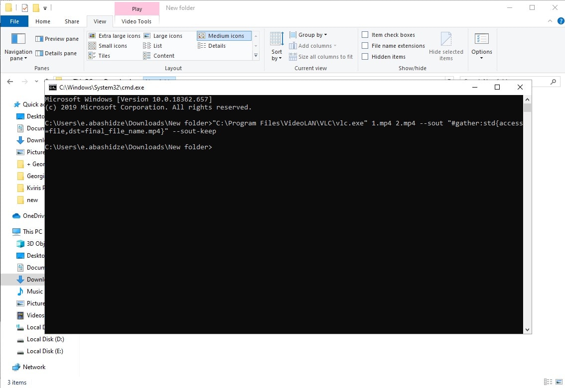 combinar videos en vlc
