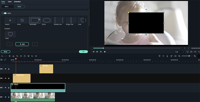 Selecciona una forma para la barra cinemática