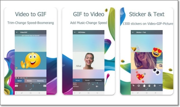 convertir gif a video para instagram con video2me