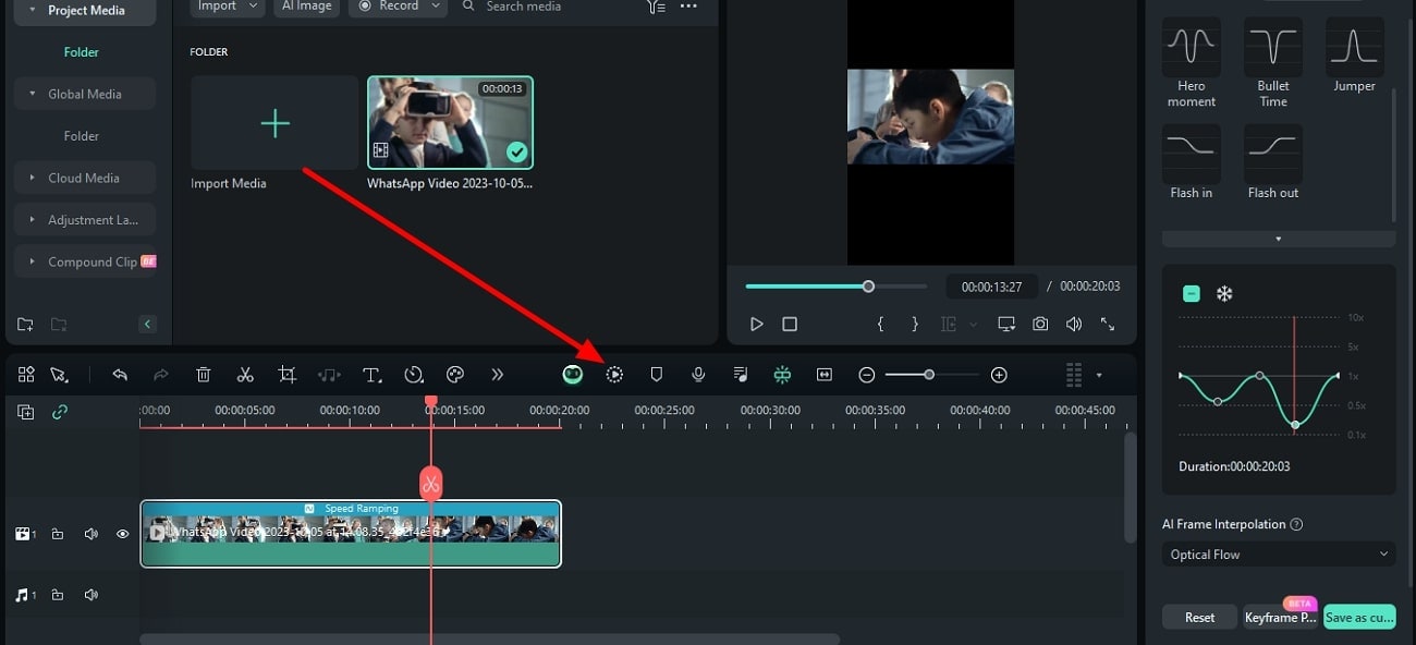 enable the render preview option