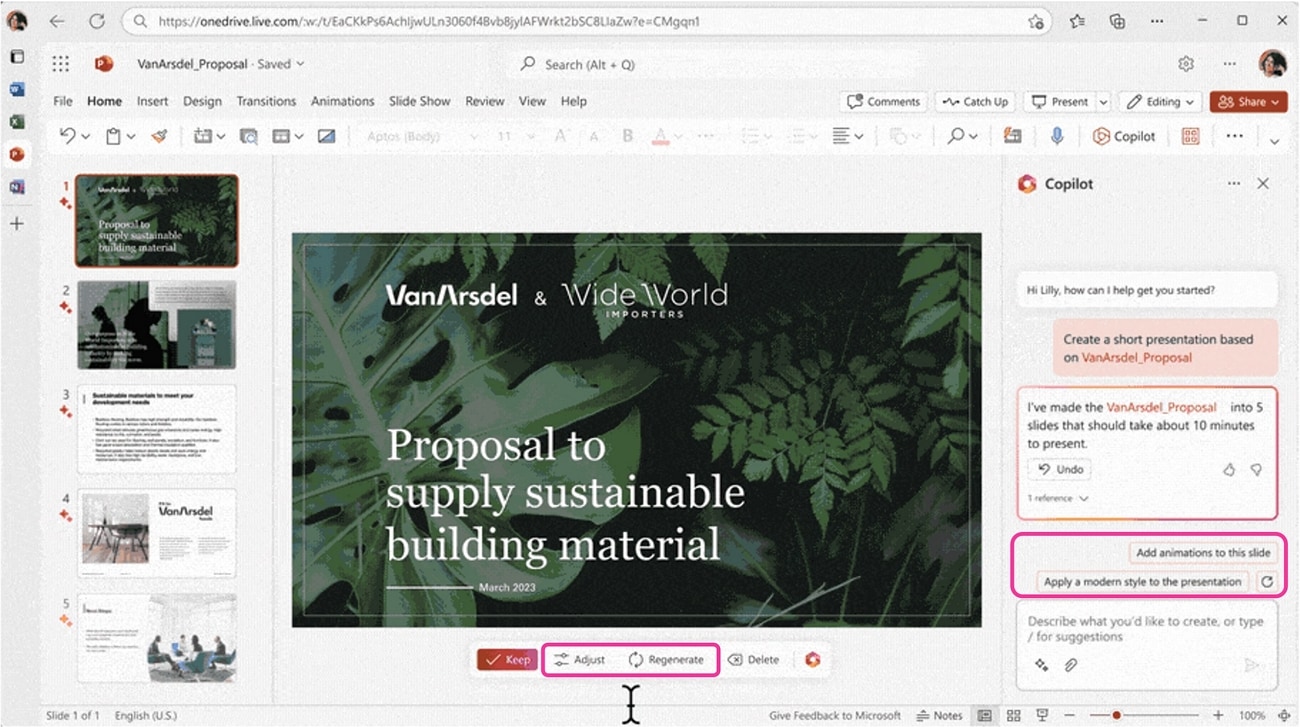microsoft copilot powerpoint