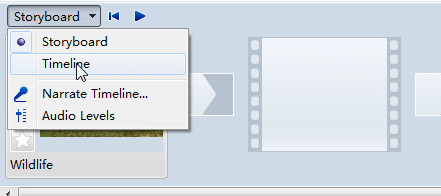  Change to Timeline View 