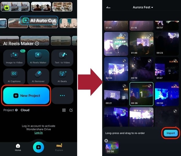 import home mobile