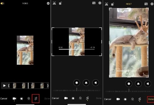 recortar vídeo en iMovie