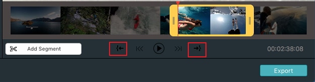  Cortador instantáneo Filmora X para Mac