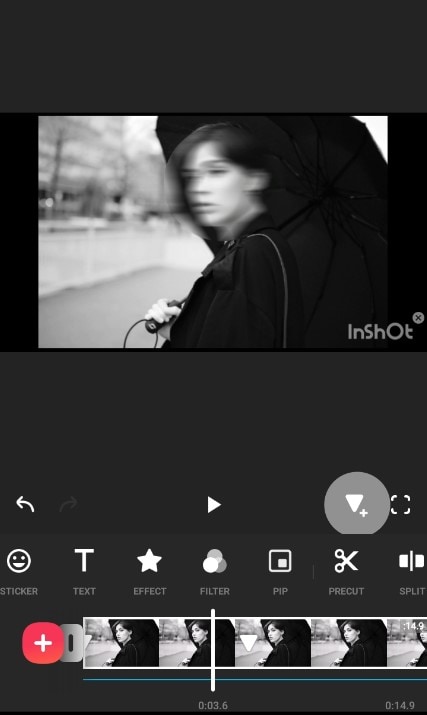 fotogramas clave en inshot
