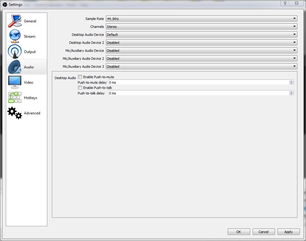 obs audio