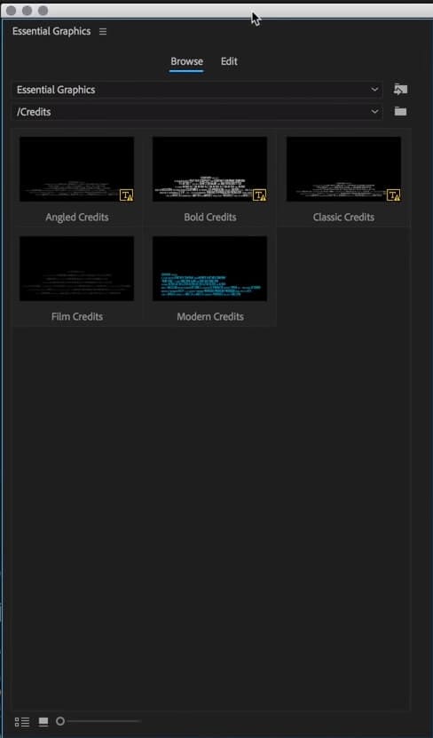  Premiere Pro Essential Graphics