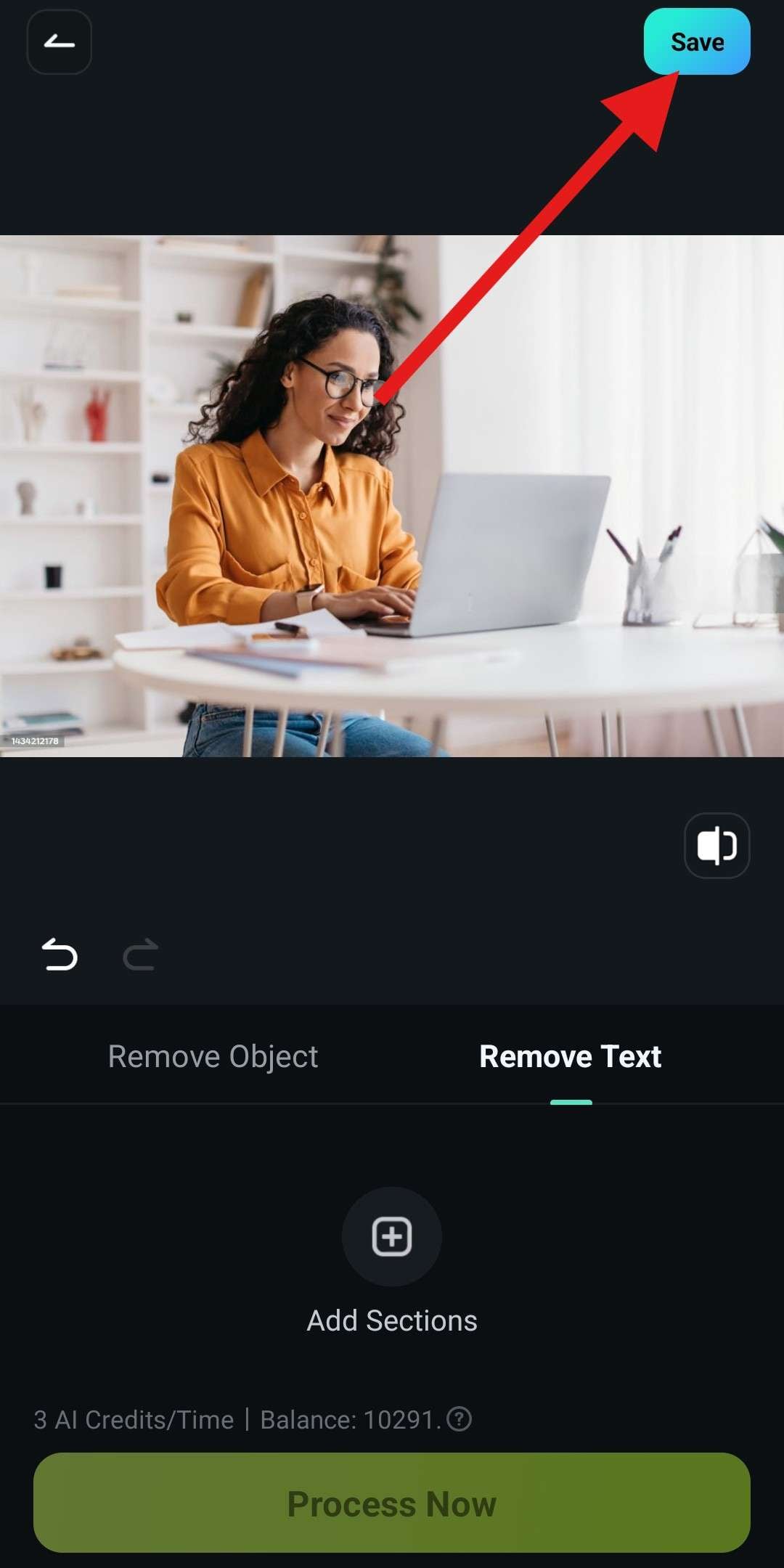 save image with removed watermark filmora