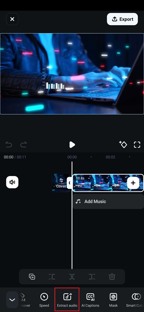 extract audio from video