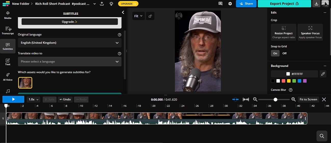 kapwing subtitle generator for youtube