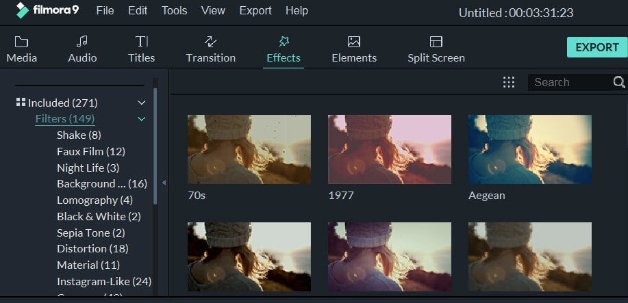 agregar filtro para hacer un anuncio en video