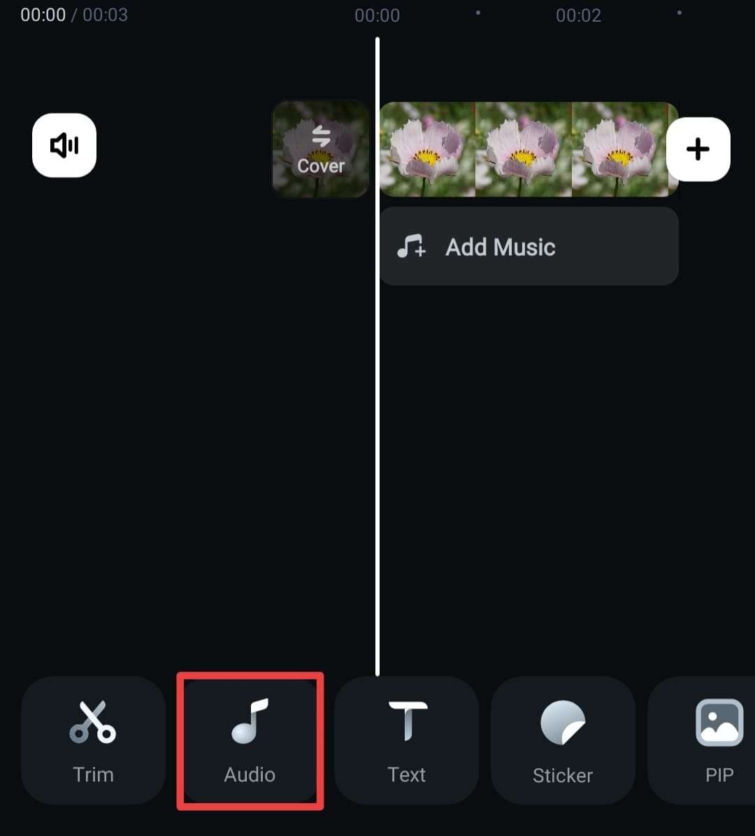 abrir ajustes de audio 