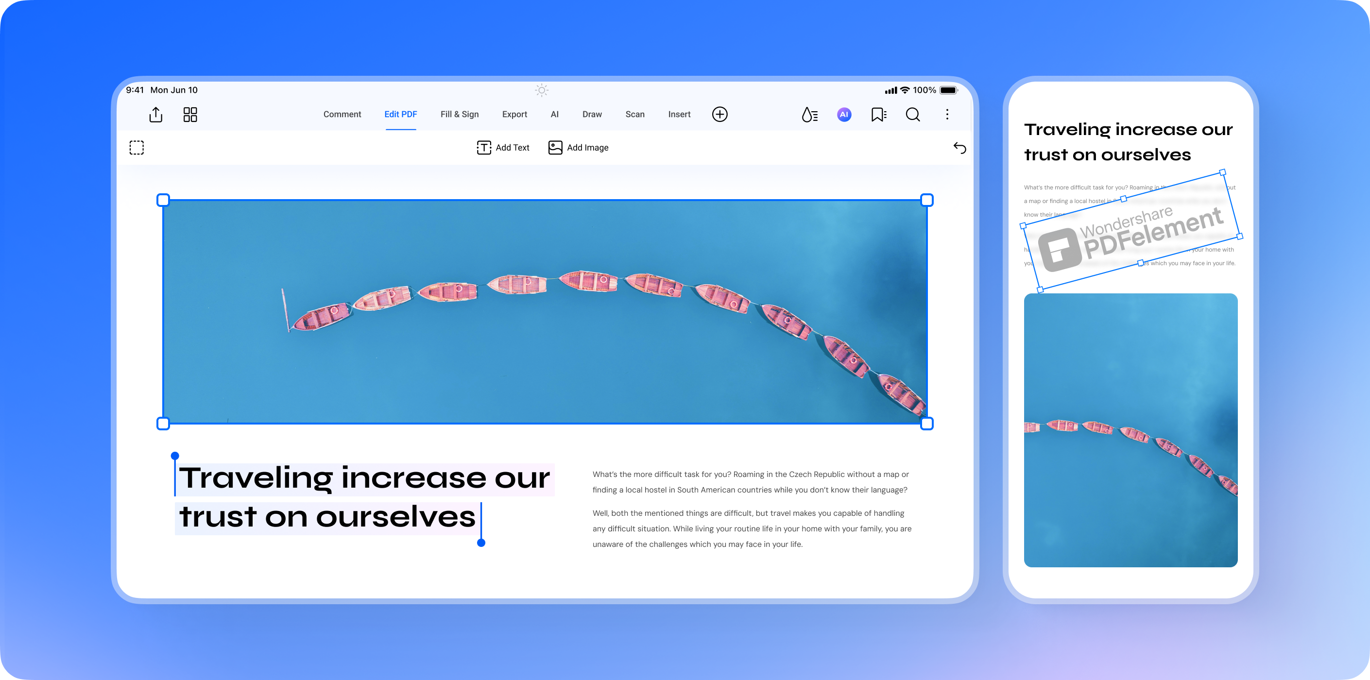 edit pdf on iphone