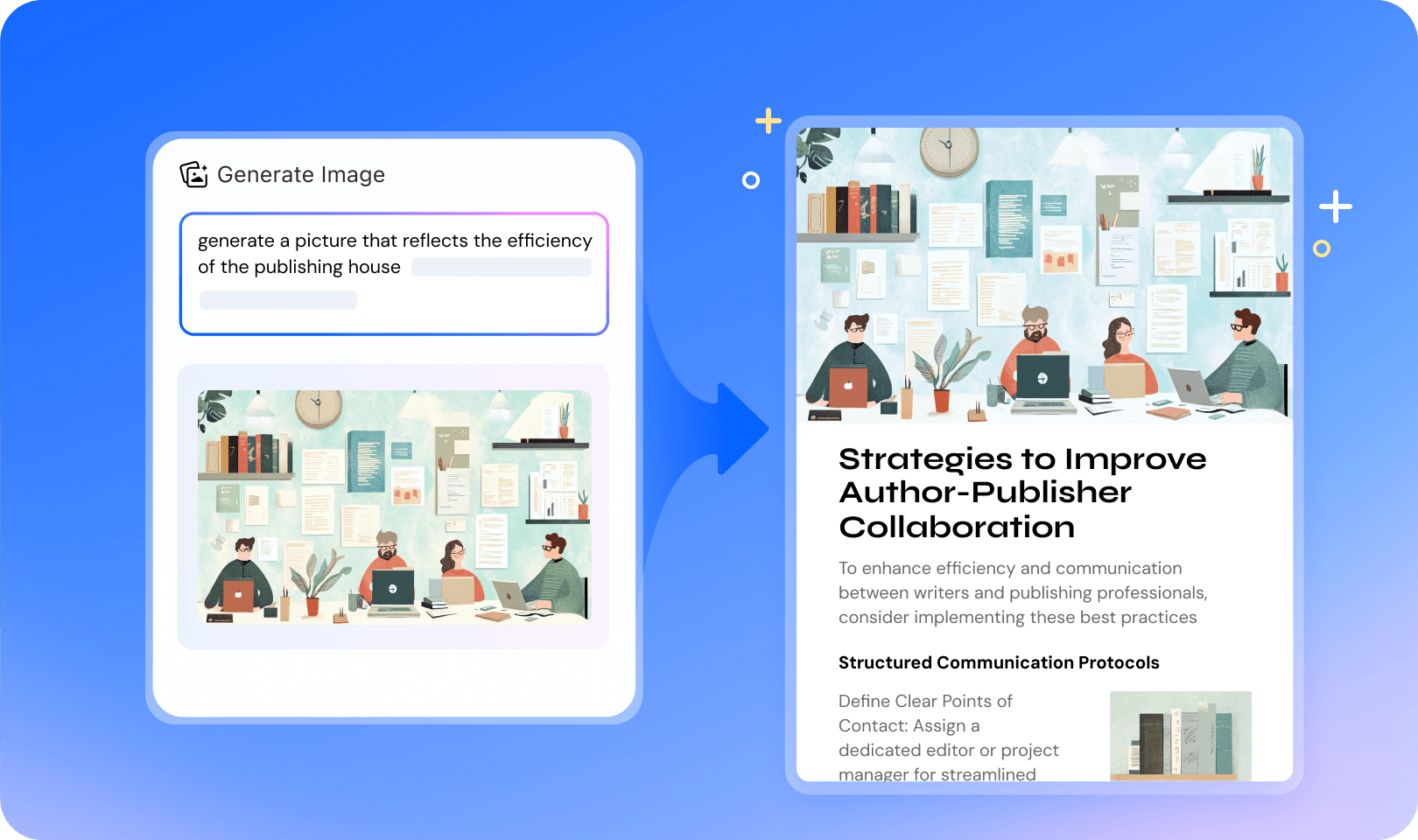 ai generate image for brochure