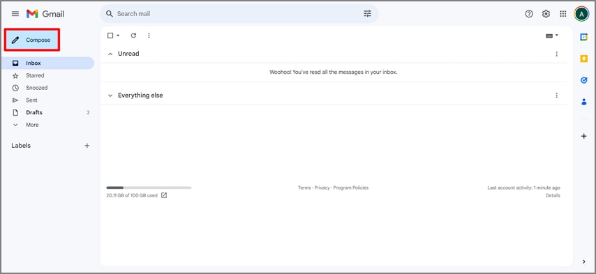 Configurar un nuevo correo electrónico en Gmail
