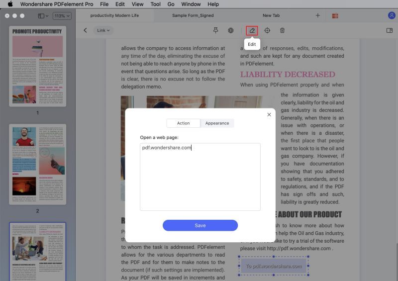 supprimer les liens dans word sur mac