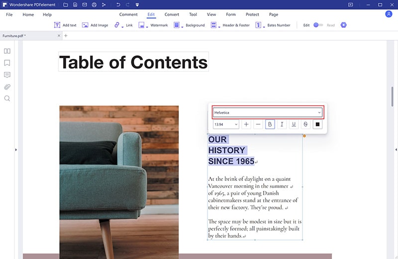 editar pdf online com a mesma fonte