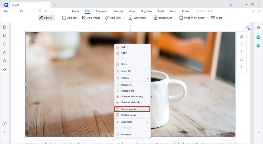 extraire un pdf en png