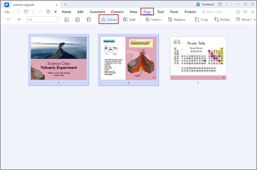 extract pages from pdf adobe
