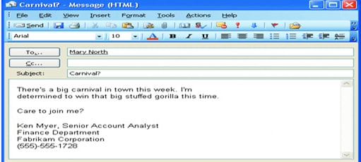 modèles de signature d'email outlook à télécharger gratuitement