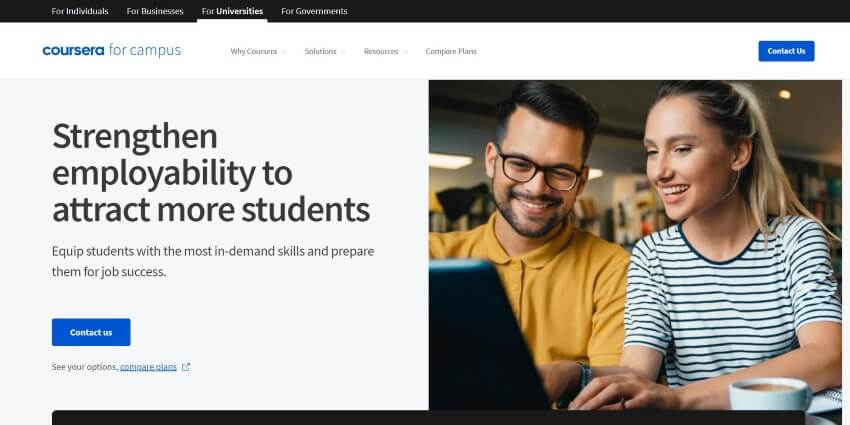 site web de Coursera