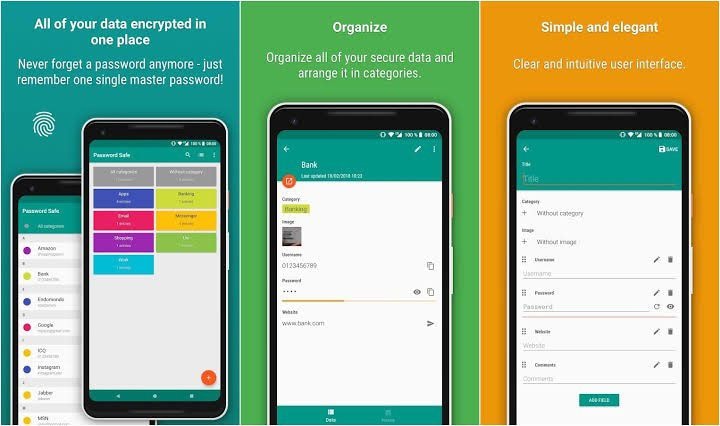 Aplicación de contraseña para android