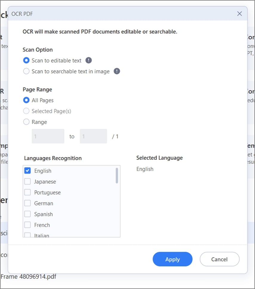 personnaliser les paramètres d'ocr sur amazon textract alternative