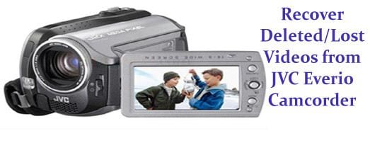 récupérer des vidéos perdues de jvc everio