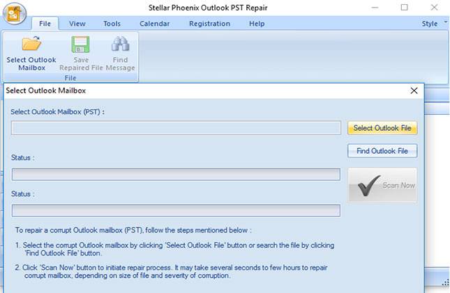 récupérer les e-mails supprimés de Outlook 2007 étape 1