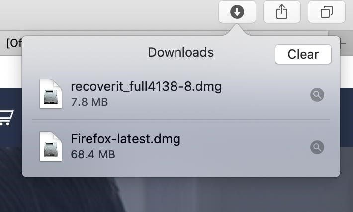 installer wondershare recoverit pour mac