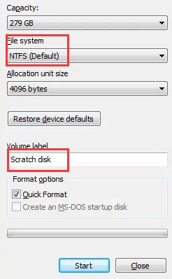 recover raw disk to ntfs hard drive